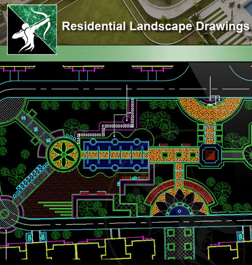 ★Residential Landscape CAD Drawings