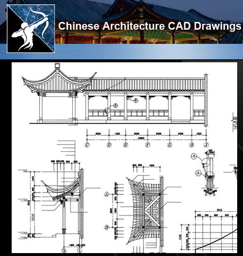 ★Chinese Architecture CAD Drawings-Chinese Garden Design