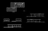 【Famous Architecture Project】Farnsworth House-CAD Drawings - Architecture Autocad Blocks,CAD Details,CAD Drawings,3D Models,PSD,Vector,Sketchup Download